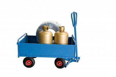Chariot avant train pivotant 1200 x 800 mm roues caoutchouc