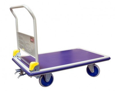 Chariot à dossier rabattable avec frein PRESTAR