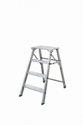 Marchepied alu pliable simple accès 4 marches