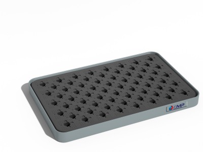 Bac pour paillasse avec caillebotis amovible 8L