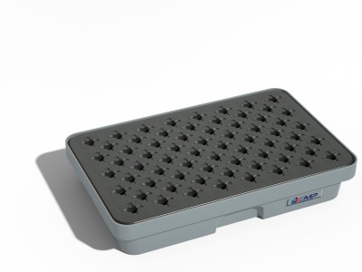 Bac pour paillasse avec caillebotis amovible 20 L