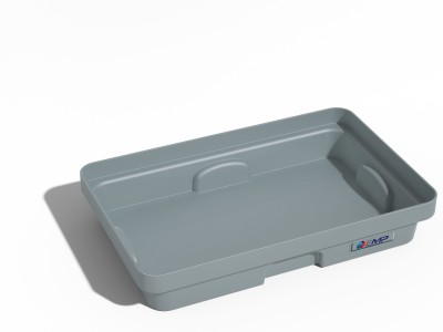 Bac pour paillasse avec caillebotis amovible 20 L