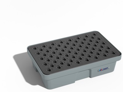 Bac pour paillasse avec caillebotis amovible 30 L