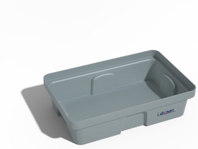 Bac pour paillasse avec caillebotis amovible 30 L