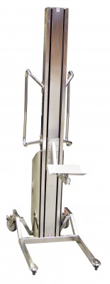 Eperon à galet + plateau V inox pour gerbeurs monomât et 300 kg