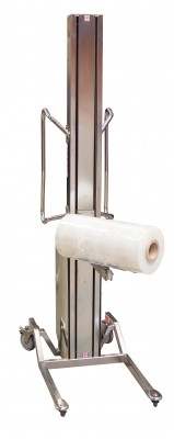 Eperon à galet + plateau V inox pour gerbeurs monomât et 300 kg