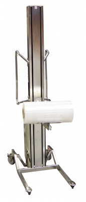 Eperon à galet + plateau V inox pour gerbeurs monomât et 300 kg
