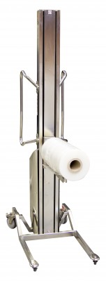Eperon à galet + plateau V inox pour gerbeurs monomât et 300 kg