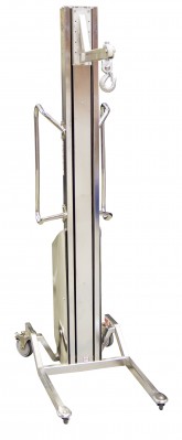 Eperon à galet + crochet inox pour gerbeurs monomât et 300 kg