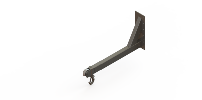 Eperon à galet + crochet inox pour gerbeurs monomât et 300 kg