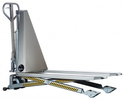 Transpalette haute levée manuel inox 304