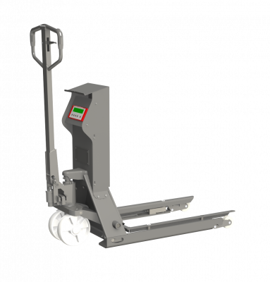 Transpalette peseur galva pour bacs 75 L