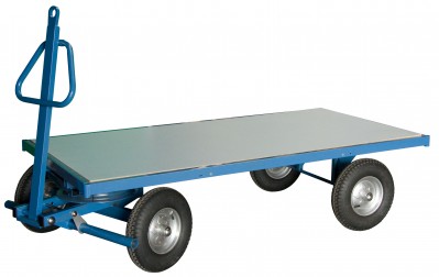 Remorque industrielle tractable 1600 x 800 mm