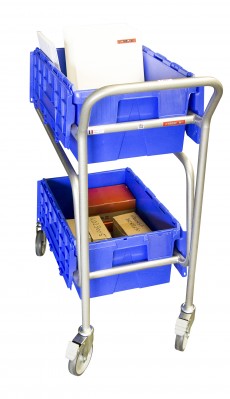 Chariot pour bacs plastiques