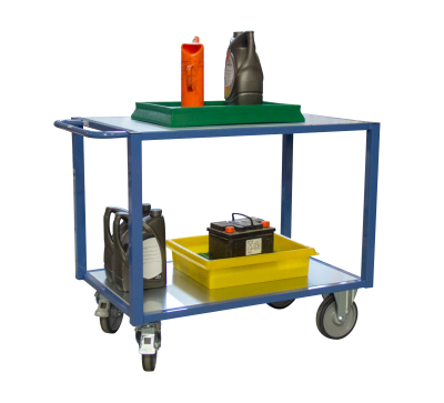 Servante d'atelier 2 plateaux tôle 1060 x 680 mm