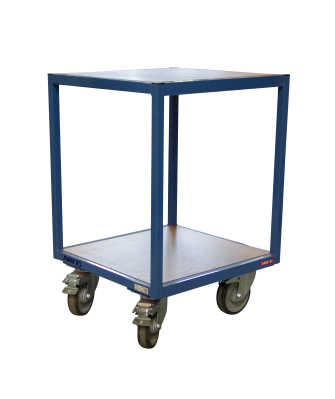 Servante établi 2 plateaux bois 600 x 600 mm