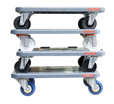 Plateau roulant polypropylène renforcé 600 x 400 mm