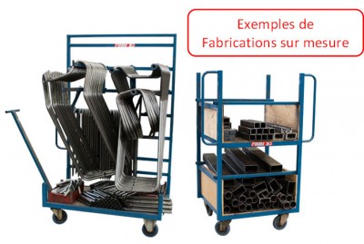 Chariot de stockage et de transfert