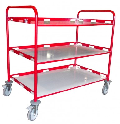 Chariot de services 3 plateaux 1000 x 600 mm