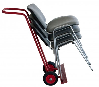 Chariot porte chaises empilables