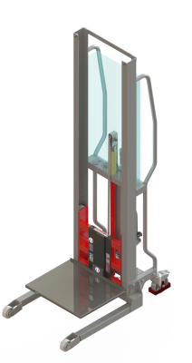 Gerbeur Levfix300 à levée manuelle avec plateau simple inox