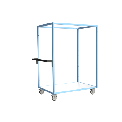 Servante multi-niveaux, plateau bois, 1200 x 800 mm 