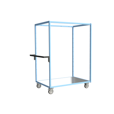 Servante multi-niveaux, plateau tôle galva, 1200 x 800 mm 