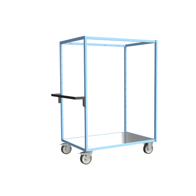 Servante multi-niveaux, plateau tôle galva, 1200 x 800 mm 