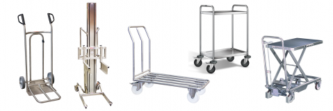 Chariot pliable « Clax » en aluminium