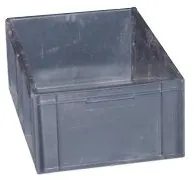 Bac plastique 600x400x235 mm, capacité 56,4 L