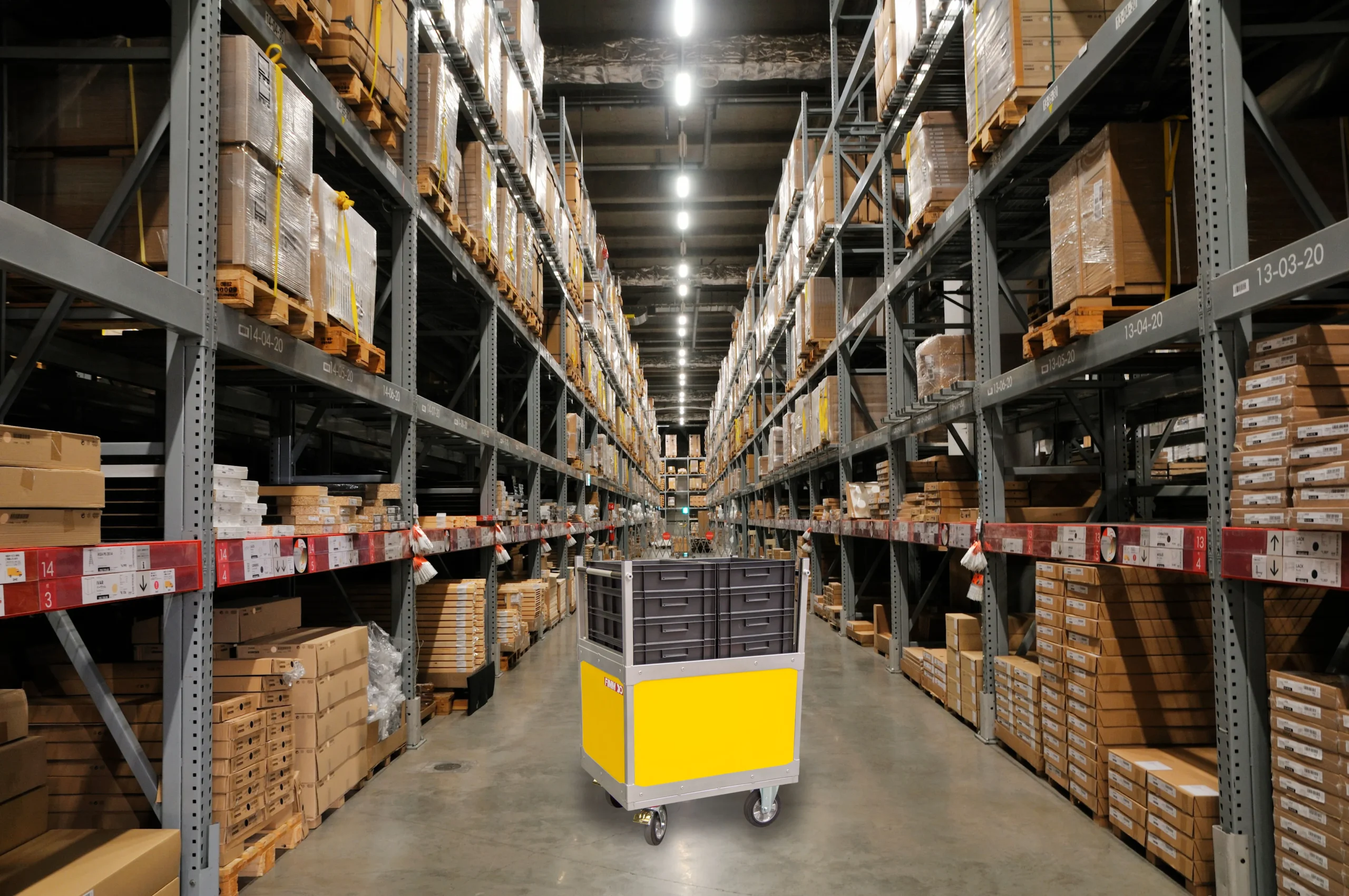 Chariots niveau constant polypropylène 100 à 200 kg