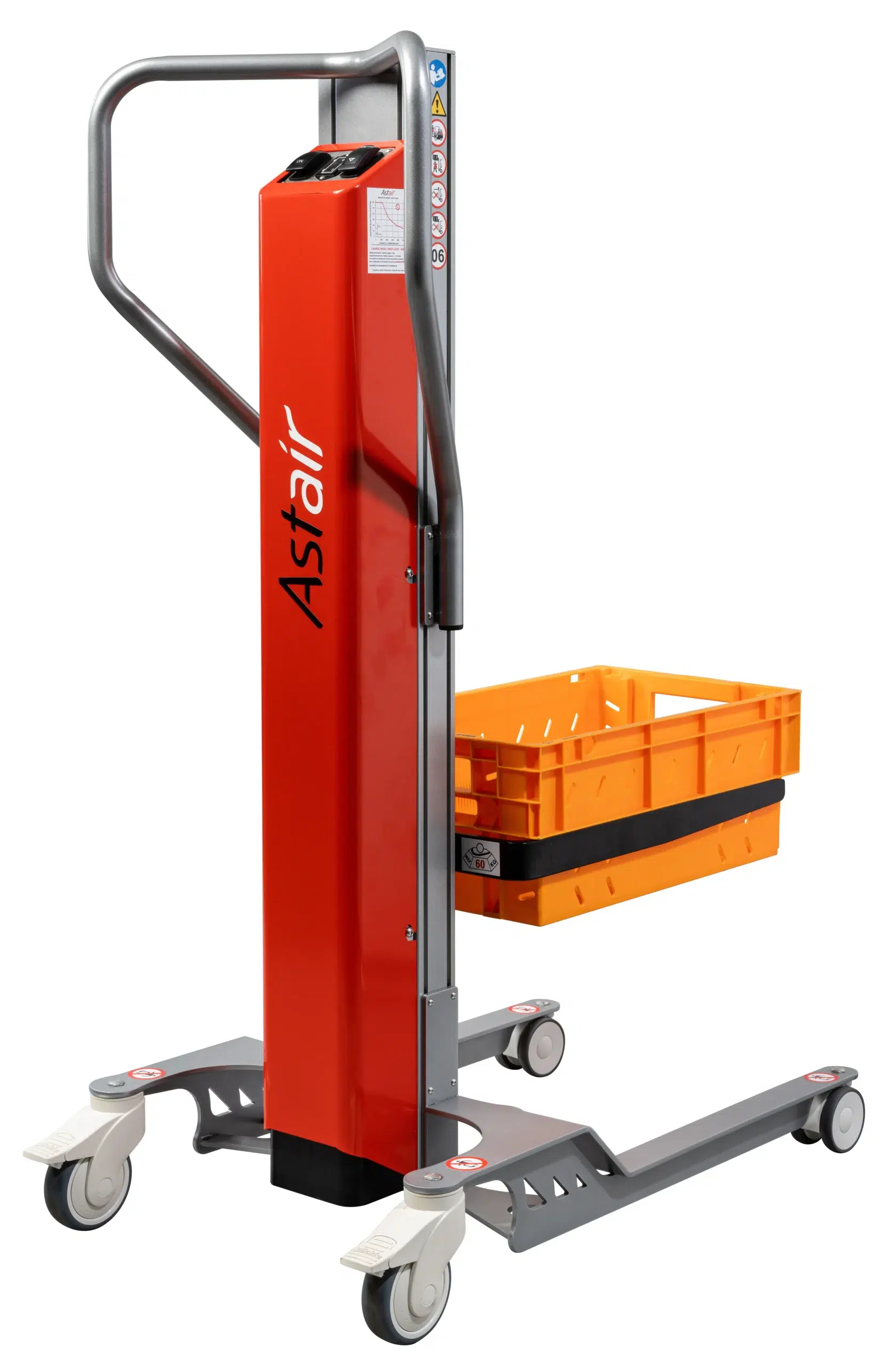 Gerbeurs Astair à levée électrique, avec fourches 60 kg