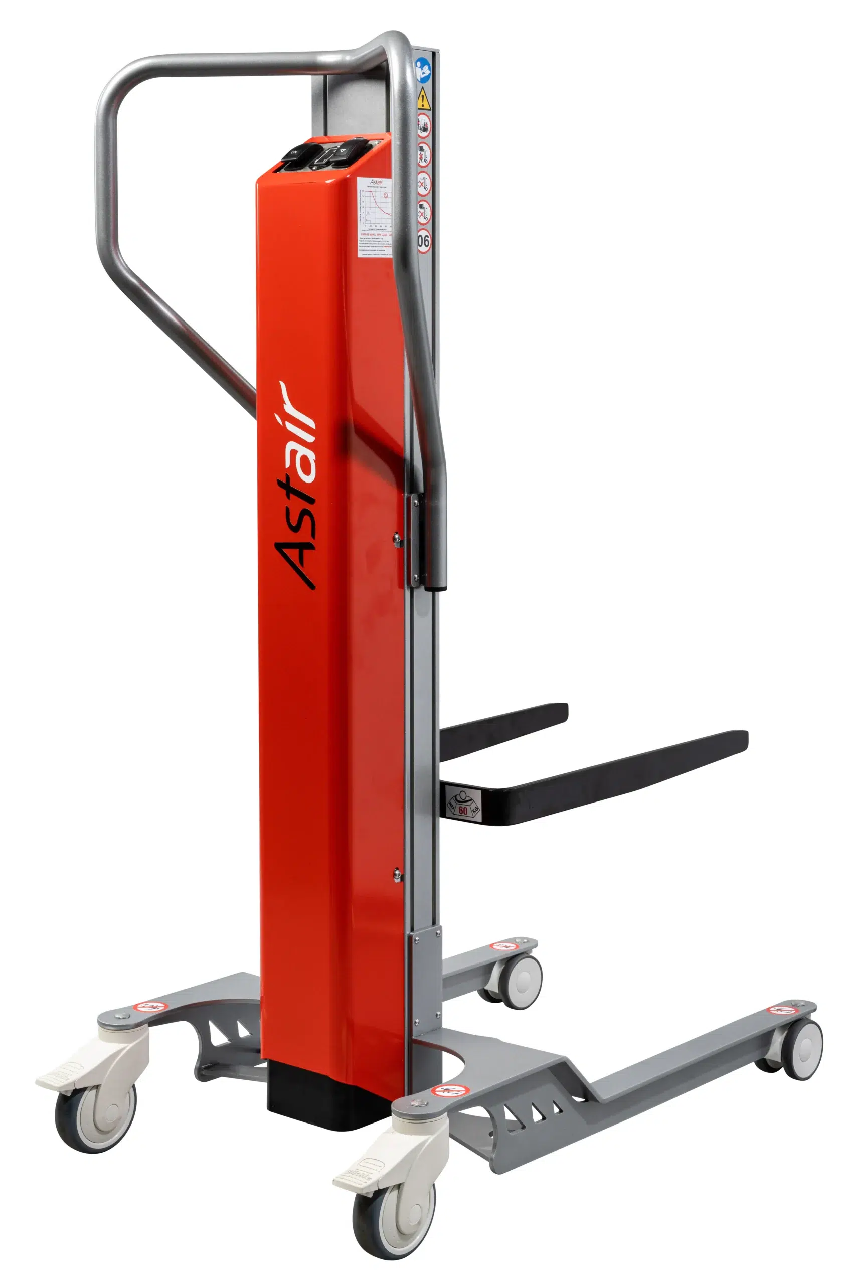 Gerbeurs Astair à levée électrique, avec fourches 60 kg