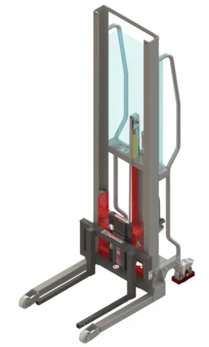 Gerbeurs Levfix à levée manuelle avec fourches coulissantes, 200 à 600 kg - 200 kg