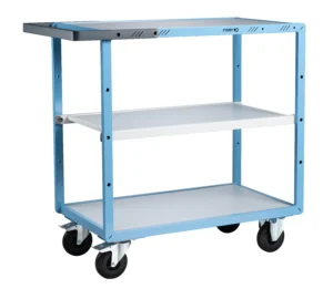 Servantes mécano-soudées 3 plateaux mélaminé 250 kg